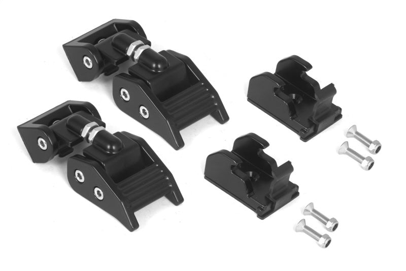Rugged Ridge 97-06 Jeep Wrangler TJ Black Aluminum Hood Catches Rugged Ridge