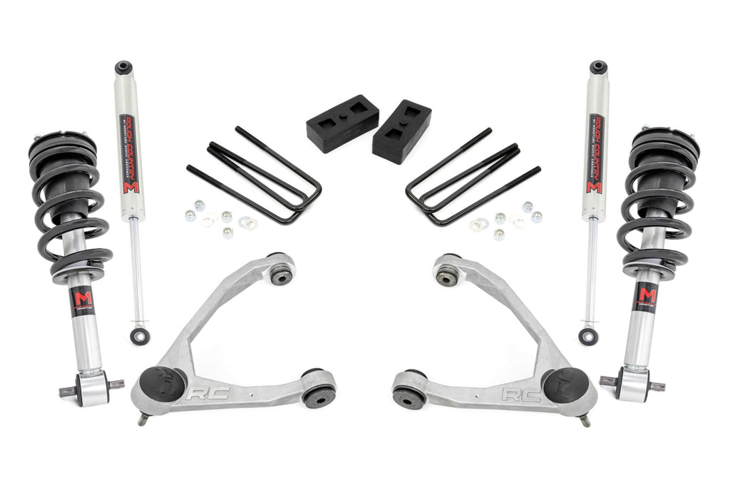 3.5 Inch Lift Kit | Cast Steel | M1 Strut | Chevy/GMC 1500 (07-13) Rough Country