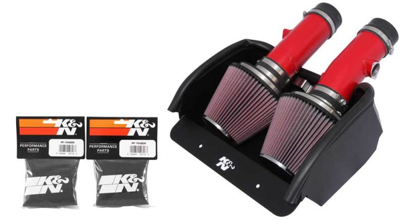 K&N 08 Dodge Viper 8.4L-V10 Red Typhoon Short Ram Intake K&N Engineering