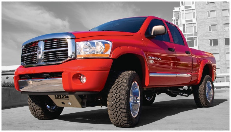 Bushwacker 06-08 Dodge Ram 1500 Fleetside Pocket Style Flares 4pc 97.9/98.3in Bed - Black Bushwacker