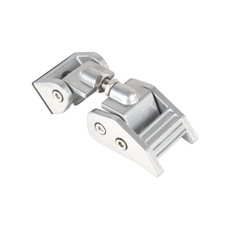 Rugged Ridge 07-18 Jeep Wrangler JK Silver Hood Catch Kit Rugged Ridge