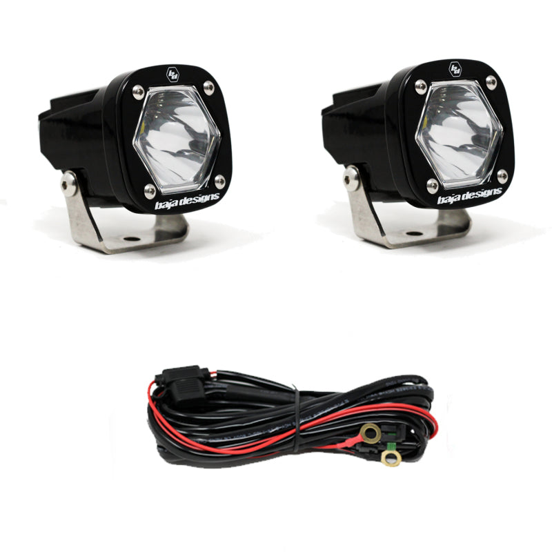 Baja Designs S1 Spot LED Light w/ Mounting Bracket Pair Baja Designs