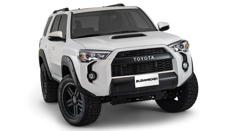 Bushwacker 14-18 Toyota 4Runner Pocket Style Flares 4pc Excludes Limited - Black Bushwacker