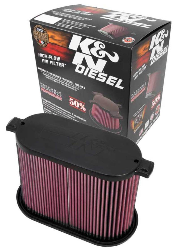 K&N 08-10 Ford F250 Super Duty 6.4L Drop In Air Filter K&N Engineering
