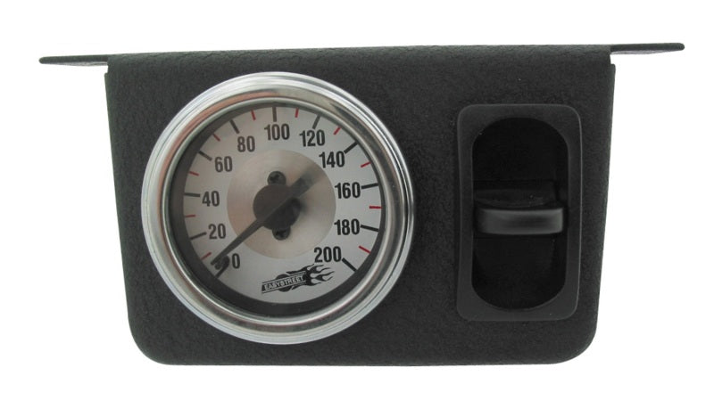 Air Lift Single Needle Gauge Panel With One Paddle Switch- 200 PSI Air Lift