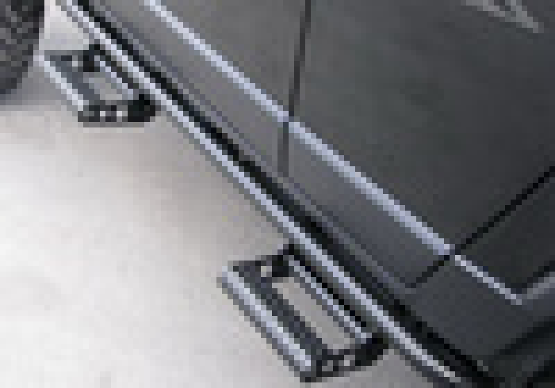 N-Fab RKR Rails 2018 Jeep Wrangler JL 4 Door Dab Length - Gloss Black - 1.75in N-Fab