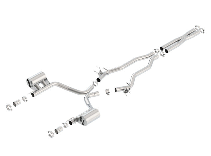 Borla 2015-2022 Charger SRT 392 / Scat Pack 6.4L Atak Catback Exhaust Single Split Rear Exit Borla