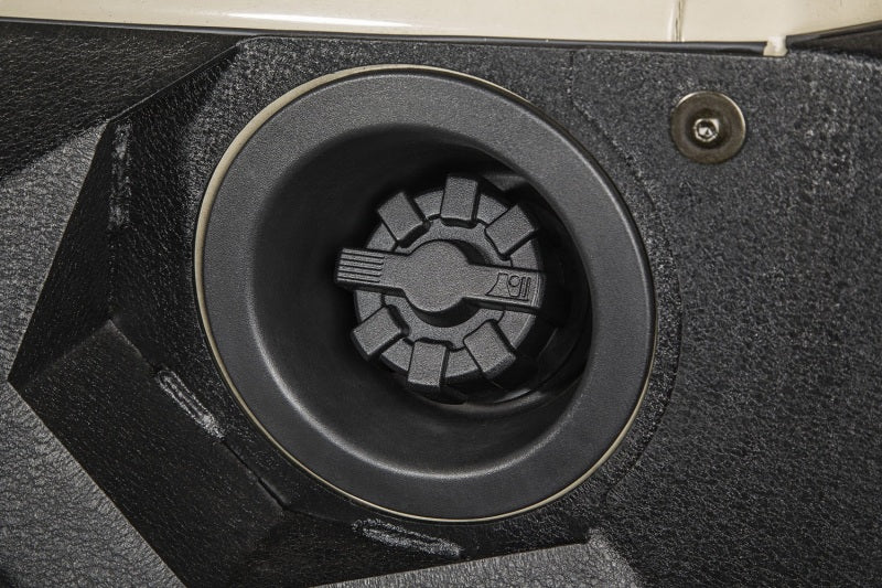 Rugged Ridge 01-19 Jeep Wrangler TJ/LJ/JK/JL Black Elite Aluminum Fuel Cap Rugged Ridge