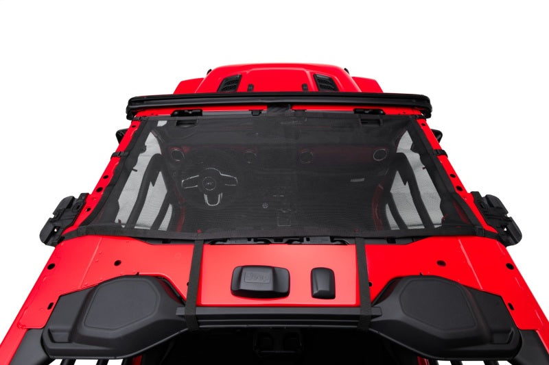 Rugged Ridge Eclipse Sun Shade Black Front 18-20 Jeep Wrangler JLU/JT Rugged Ridge