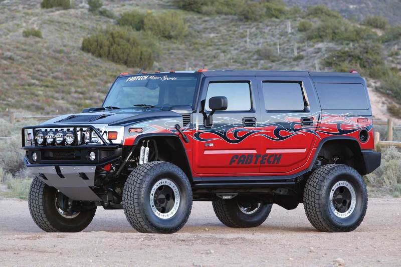 Fabtech 03-08 Hummer H2 Suv/Sut 4WD w/Rr Coil Springs 6in Perf Sys w/Stealth Fabtech
