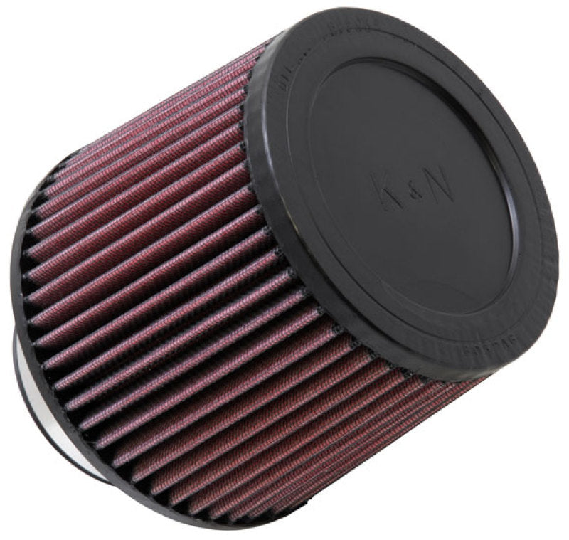 K&N Filter Universal Rubber Filter 3in Flange ID 6in Base OD 5.125in Top OD 5in Height K&N Engineering