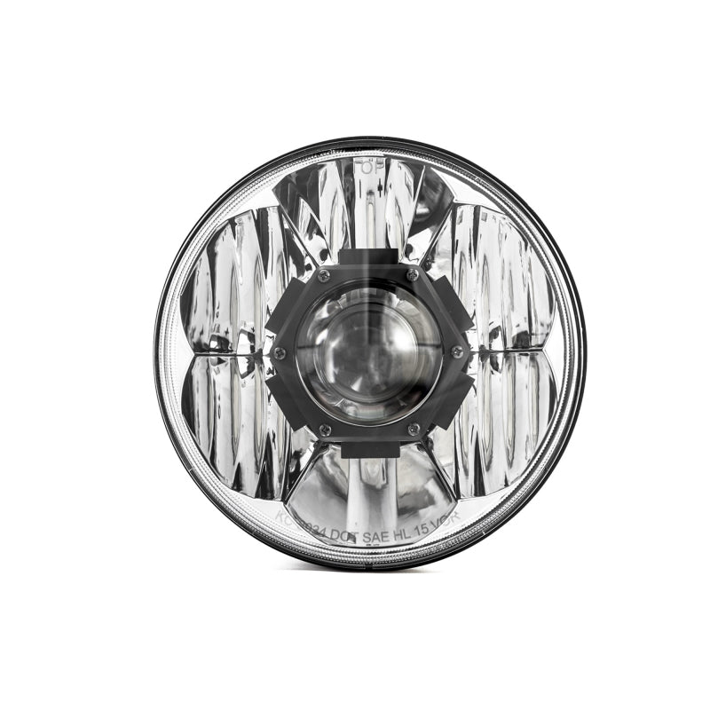 KC HiLiTES 07-18 Jeep JK 7in. Gravity LED Pro DOT Approved Replacement Headlight (Single) KC HiLiTES