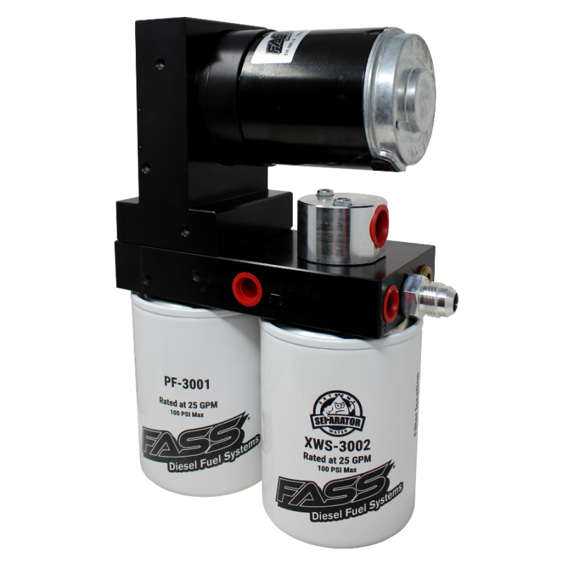 FASS 15-16 GM 2500/3500 Duramax 165gph Titanium Series Fuel Air Separation System TS C12 165G FASS Fuel Systems