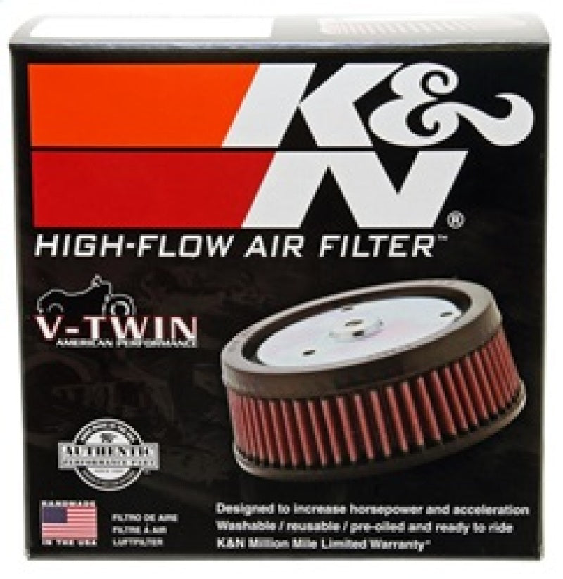 K&N Round Tapered 6.25in Base OD x 5.5in Top OD x 2.125in H Replacement Filter for Harley Davidson K&N Engineering