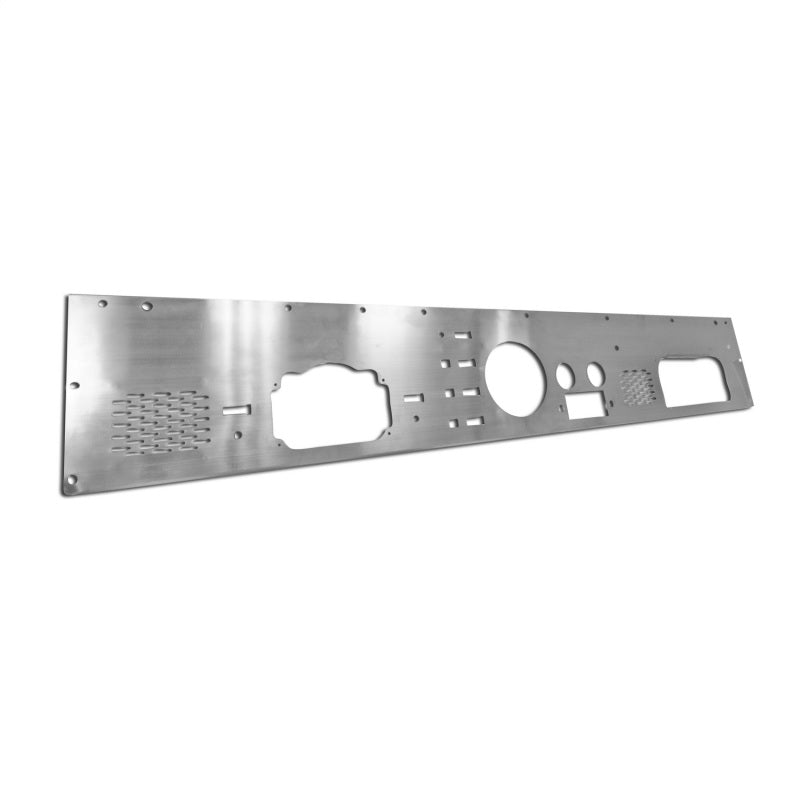 Rugged Ridge 76-86 Jeep CJ Stainless Steel Dash Panel w/ Gauge / Radio / Speaker Cut-Outs Rugged Ridge