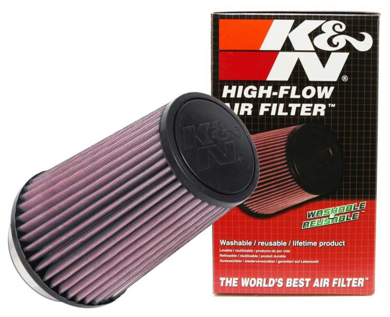 K&N Universal Tapered Filter 3.5in Flange ID x 5.5in Base OD x 4in Top OD x 8in Height K&N Engineering