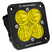 Load image into Gallery viewer, Baja Designs Squadron Sport Driving/Combo Pattern Flush Mount Black LED Light Pod - Amber Baja Designs