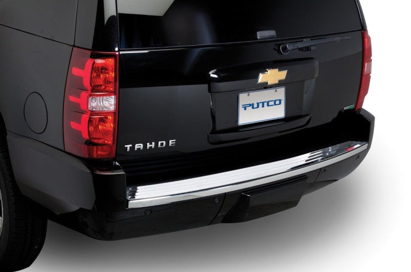 Putco 07-14 Cadillac Escalade ESV - Stainless Steel Rear Bumper Cover Putco