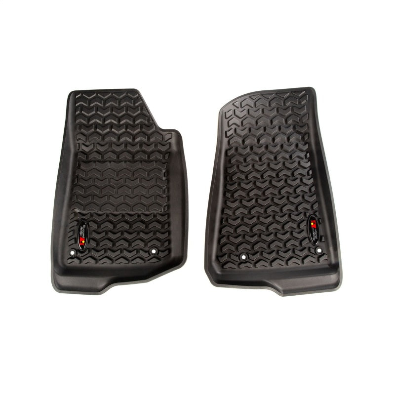 Rugged Ridge Floor Liner Kit Black F/R 18-20 Jeep Wrangler JL 2Dr Rugged Ridge