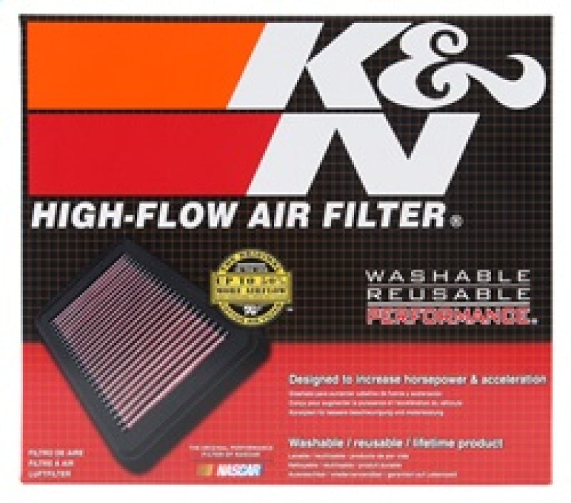 K&N Replacement Air Filter 11.75in O/S Length x 9in O/S Width x 1.188in H for 13 Hyundai Santa Fe K&N Engineering