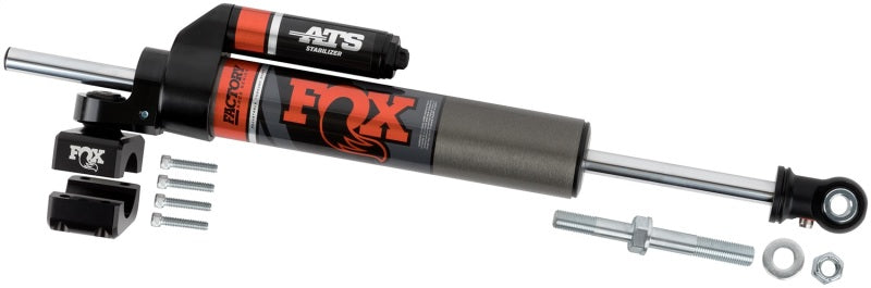 Fox 2007+ Jeep JK 2.0 Factory Series ATS Steering Stabilizer 22.15in Ext L - Orange Heritage Logo FOX