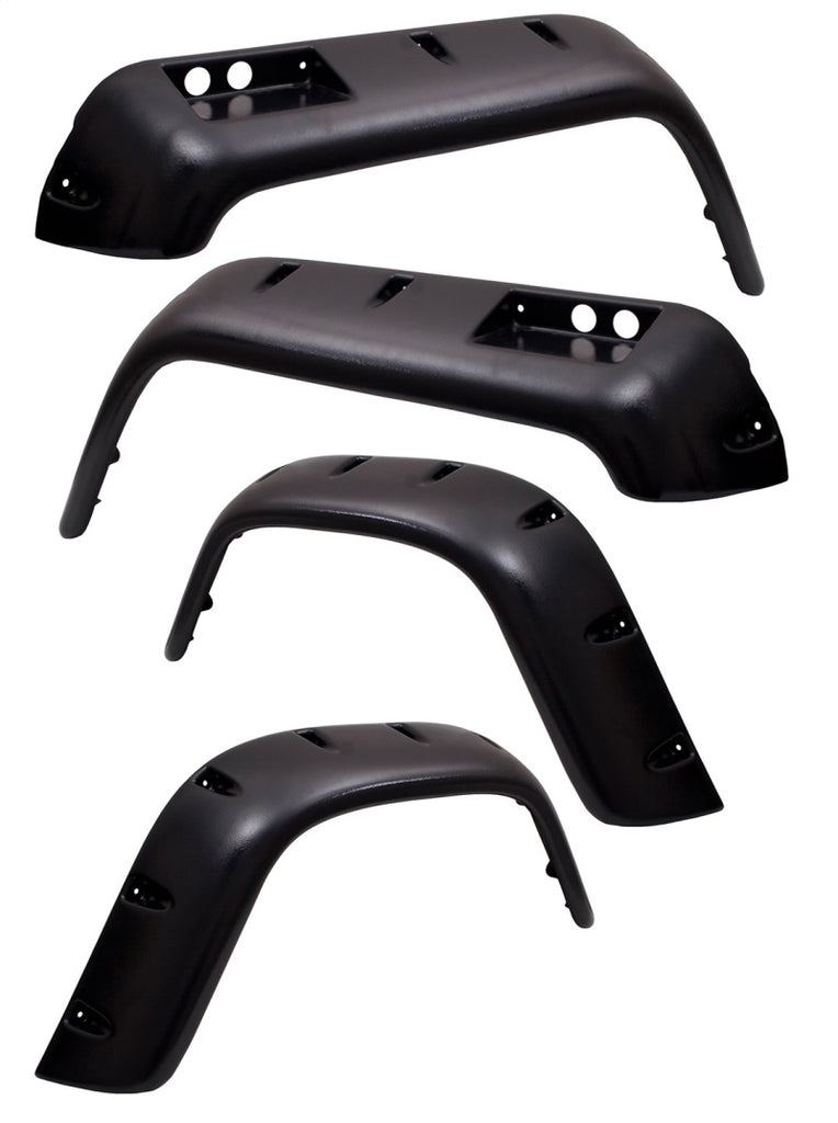 Rugged Ridge 6-Pc Fender Flare Kit 4.75-In 76-86 Jeep CJ Rugged Ridge