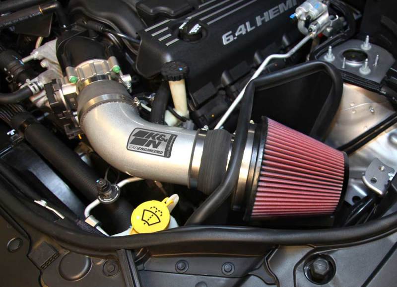 K&N 12-15 Jeep Grand Cherokee SRT 8 6.4L V8 High Flow Performance Intake Kit K&N Engineering