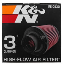 Load image into Gallery viewer, K&amp;N Universal Rubber Filter - Round Tapered 6in Base OD x 3in Flange ID x 6in H K&amp;N Engineering