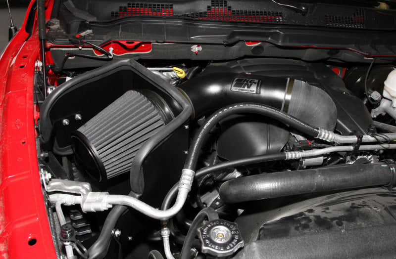K&N 09-13 Dodge Ram 1500 Pickup 5.7L V8 / 11-13 Ram 1500 5.7L V8 Black Performance Intake Kit K&N Engineering