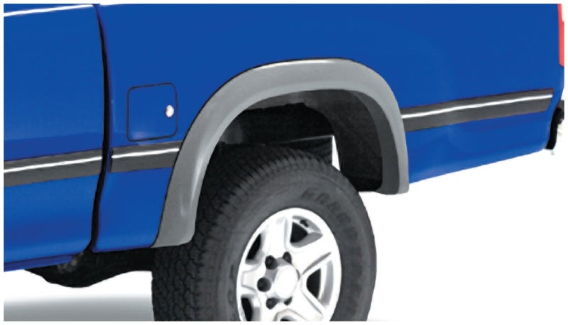 Bushwacker 93-98 Toyota T100 Fleetside Extend-A-Fender Style Flares 4pc - Black Bushwacker