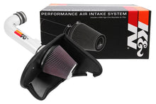 Load image into Gallery viewer, K&amp;N 16-17 Chevy Camaro 3.6L Silver Typhoon Short Ram Intake K&amp;N Engineering