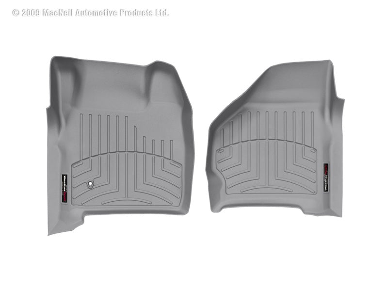 WeatherTech 99-07 Ford F250 Super Duty Crew Front FloorLiner - Grey WeatherTech