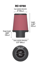 Load image into Gallery viewer, K&amp;N Universal Chrome Filter 1 3/8 inch FLG / 2 1/2 inch Base / 2 inch Top / 2 1/4 inch Height K&amp;N Engineering