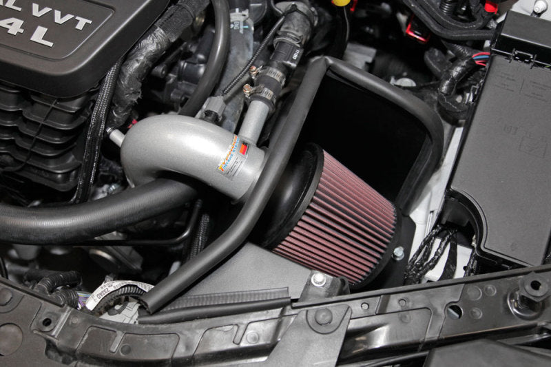 K&N 69 Series Typhoon Performance 13 Chrysler/Dodge 200/Avenger 2.4L Silver Cold Air Intake Kit K&N Engineering
