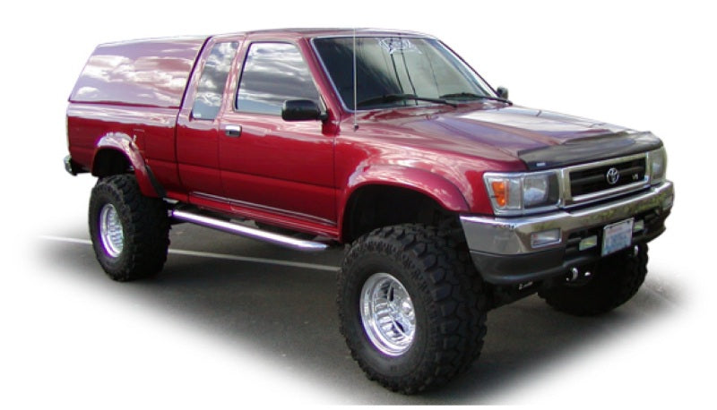 Bushwacker 89-95 Toyota Extend-A-Fender Style Flares 4pc - Black Bushwacker