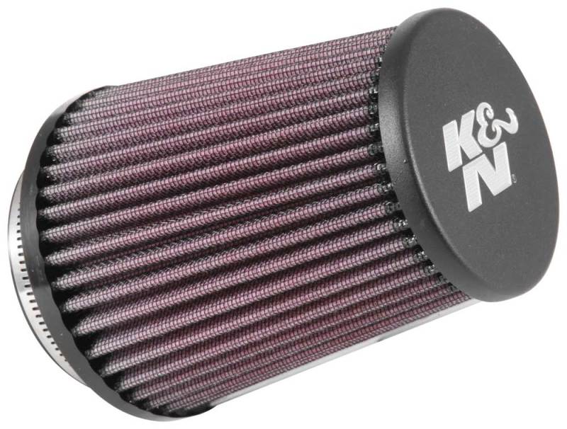 K&N Universal Rubber Filter 3in Flg 4-1/2inch OD B / 2-1/4inch H - Black Top K&N Engineering