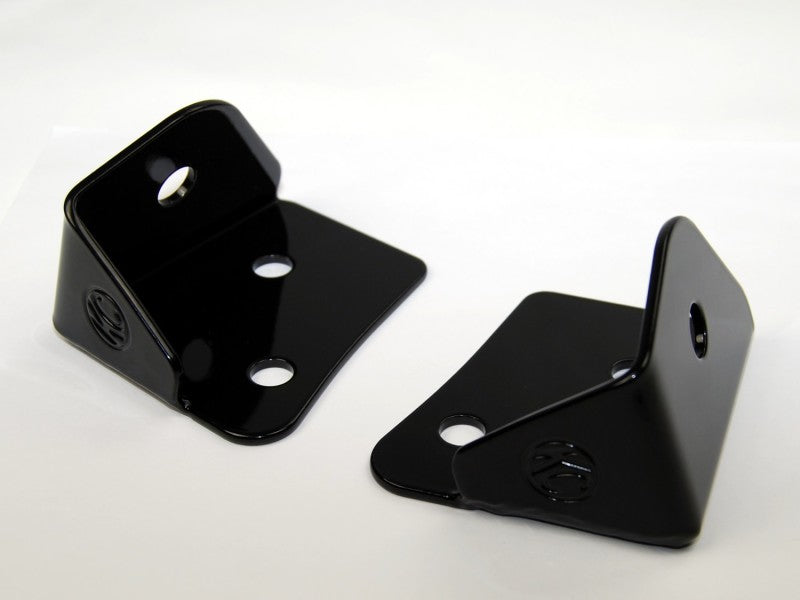 KC HiLiTES 07-18 Jeep JK A-Pillar Windshield Light Mount Bracket Set (Pair) - Black KC HiLiTES
