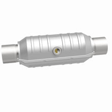 Load image into Gallery viewer, MagnaFlow Conv Univ 2.5in Inlet/Outlet Center/Center Round 11in Body L x 5.125in W x 15in Overall L Magnaflow