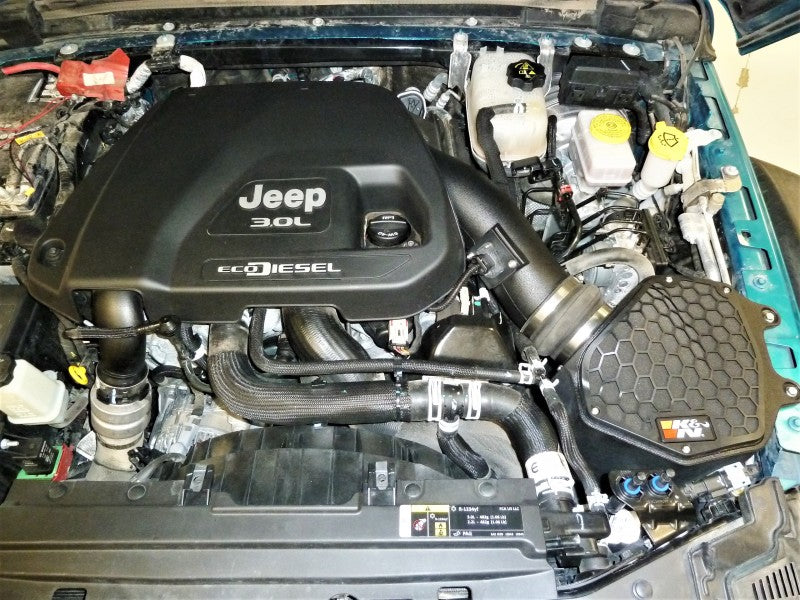 K&N 20-21 Jeep Wrangler V6-3.0L DSL Aircharger Performance Intake K&N Engineering