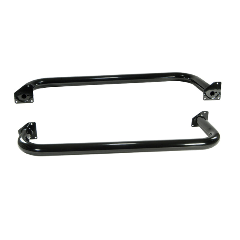 Rugged Ridge 3-In Round Side Steps Black 97-06 Jeep Wrangler Rugged Ridge