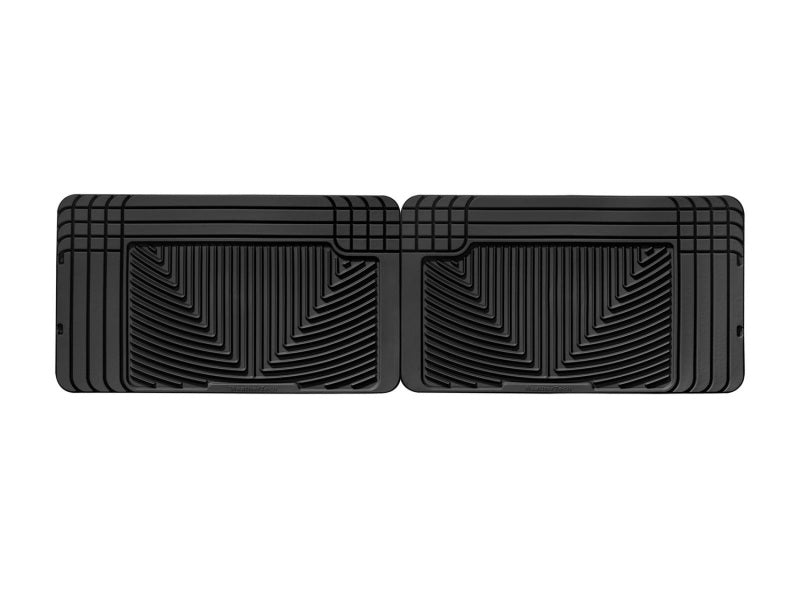 WeatherTech 96 GMC Rally Van Rear Rubber Mats - Black WeatherTech