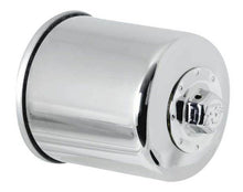 Load image into Gallery viewer, K&amp;N Honda / Kawasaki / Yamaha / Polaris / Victory 2.688in OD x 3.344in H Oil Filter - Chrome K&amp;N Engineering