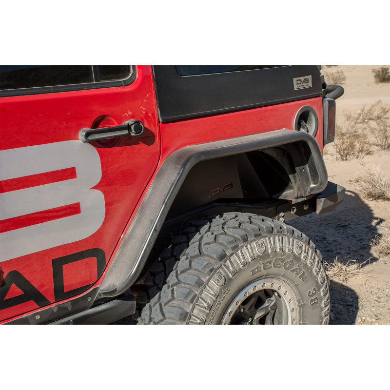 DV8 Offroad 07-18 Jeep Wrangler JK Front & Rear Flat Tube Fenders DV8 Offroad