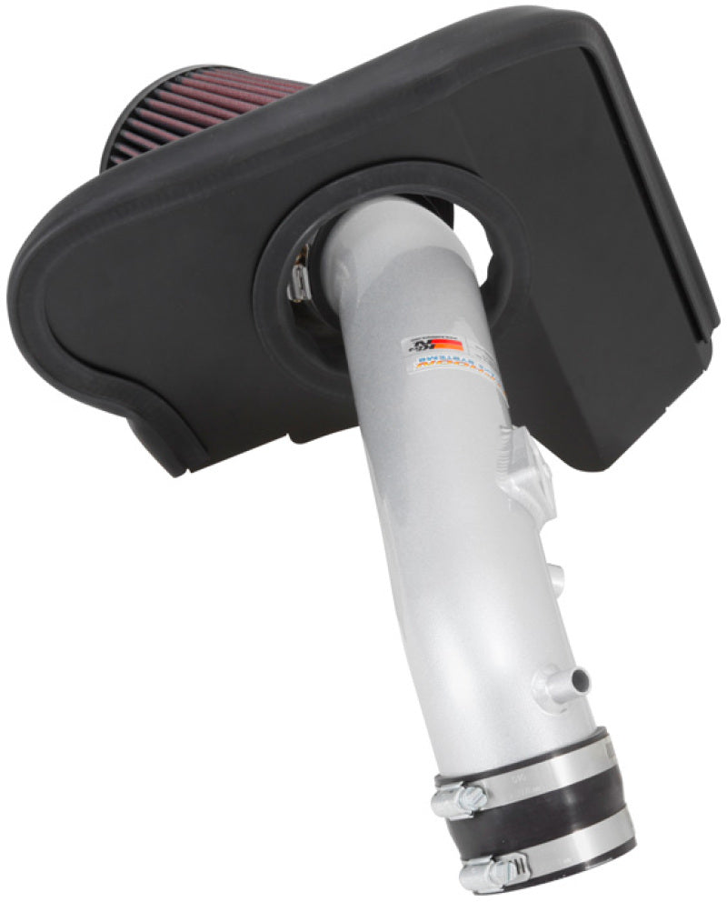 K&N 2013-14 Honda Accord 2.4L L4 69 Series Typhoon Air Intake System - Silver Cold Air Intake Kit K&N Engineering