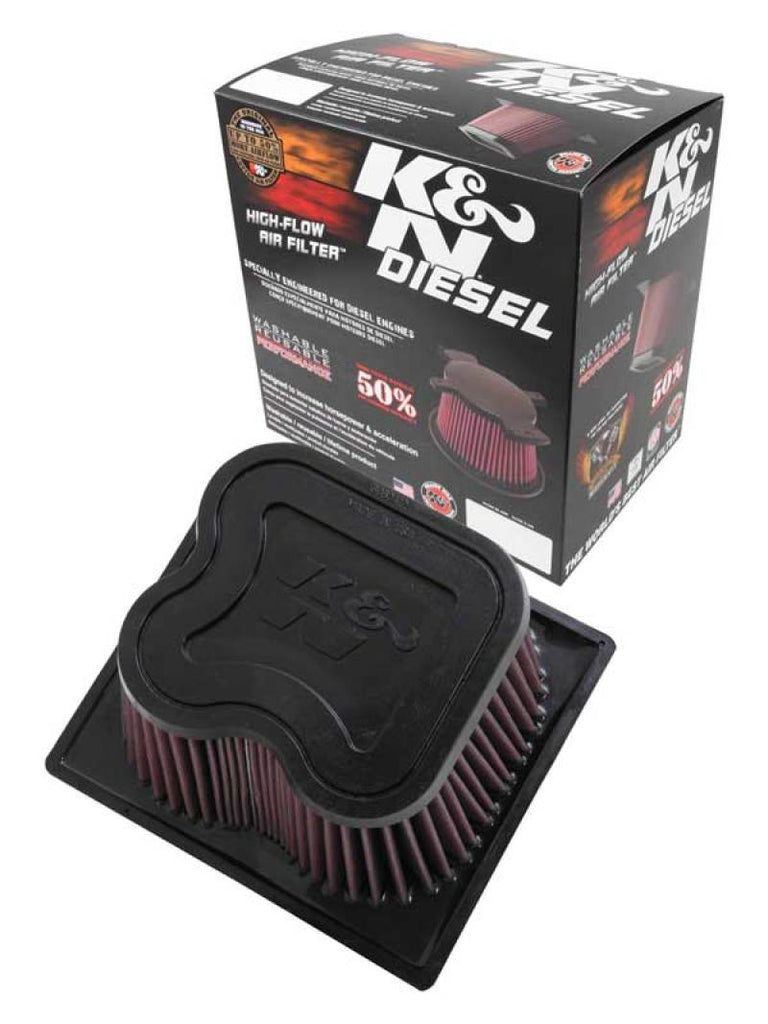 K&N 10-11 Dodge Ram 2500/3500/4500/5500 6.7L L6 Diesel Replacement Air Filter K&N Engineering
