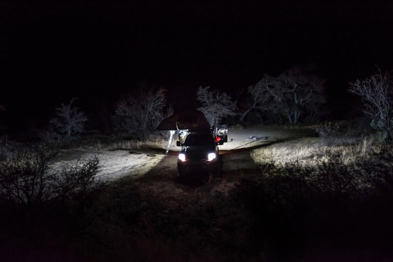 KC HiLiTES C-Series C2 LED 2in. Backup Area Flood Light 20w (Pair Pack System) - Black KC HiLiTES