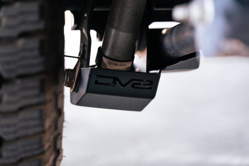 DV8 Offroad 2021-2022 Ford Bronco Rear Shock Guard Skid Plates DV8 Offroad