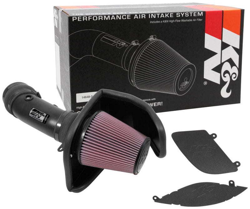 K&N 2017 Dodge Challenger Hellcat SC V8-6.2L F/l Typhoon Air Intake K&N Engineering