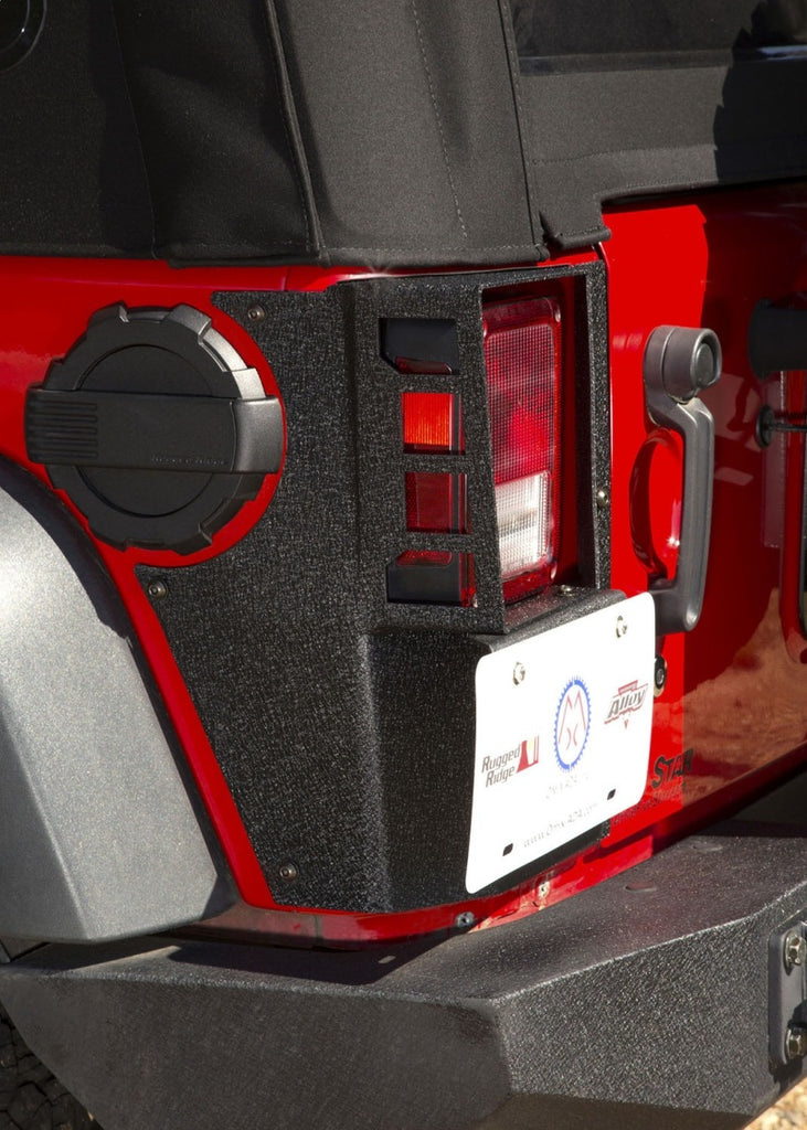 Rugged Ridge XHD Corner Guard Rear 07-18 Jeep Wrangler JK 2-Door Rugged Ridge
