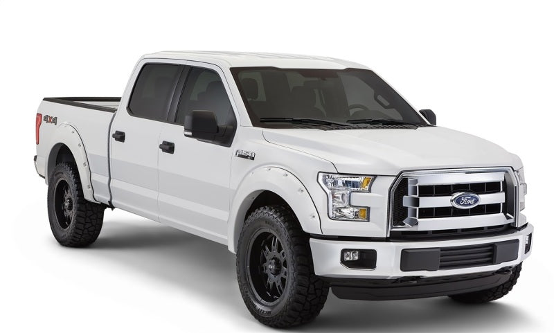 Bushwacker 18-19 Ford F-150 Pocket Style Flares 4 pc - Oxford White Bushwacker